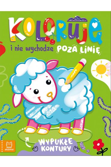 Koloruję i nie wychodzę poza linię - z owieczką. Wypukłe kontury