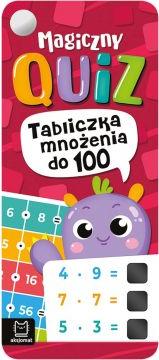 Magiczny quiz. Tabliczka mnożenia do 100. Z nitem