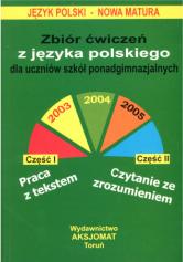 Zbiór ćwiczeń z języka polskiego, dla uczniów...