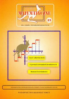 Miniatury matematyczne 23 Część całkowita...