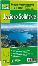 Mapa turystyczna Jezioro Solińskie 1:25 000