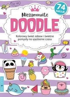 Kolorowanka z naklejkami - Niesamowite Doodle