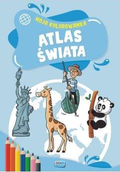 Moja kolorowanka. Atlas świata