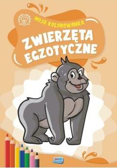 Moja kolorowanka. Zwierzęta egzotyczne