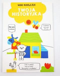 400 naklejek. Twoja historyjka 4+ (żółta)