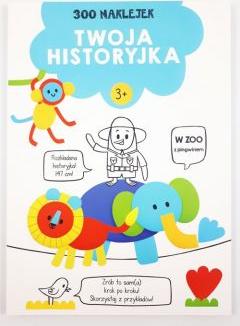 Twoja historyjka W zoo z pingwinem 300 naklejek Wiek 3+ niebieska