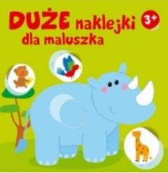 Duże naklejki dla maluszka. Nosorożec 3+