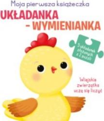 Układanka-wymienianka. Wiejskie zwierzątka uczą się liczyć